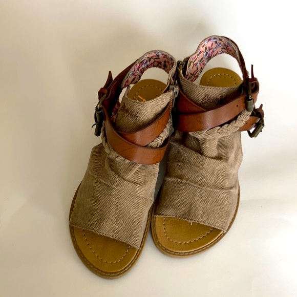Blowfish Shoes | Blowfish Tan Sandals | Poshmark